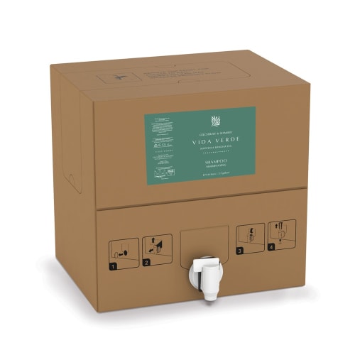 Vida Verde Shampoo, Refill Bag-in-Box, 2.5G/ 9.5L